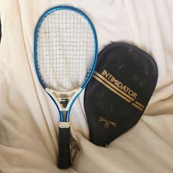Spalding Intimidator Tennis Racket with Case