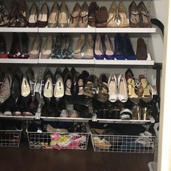 Container Store Elfa Shoe Shelf Components