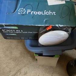 6” 5 CCT In 1 Led Can Lights With Flat Trim New 