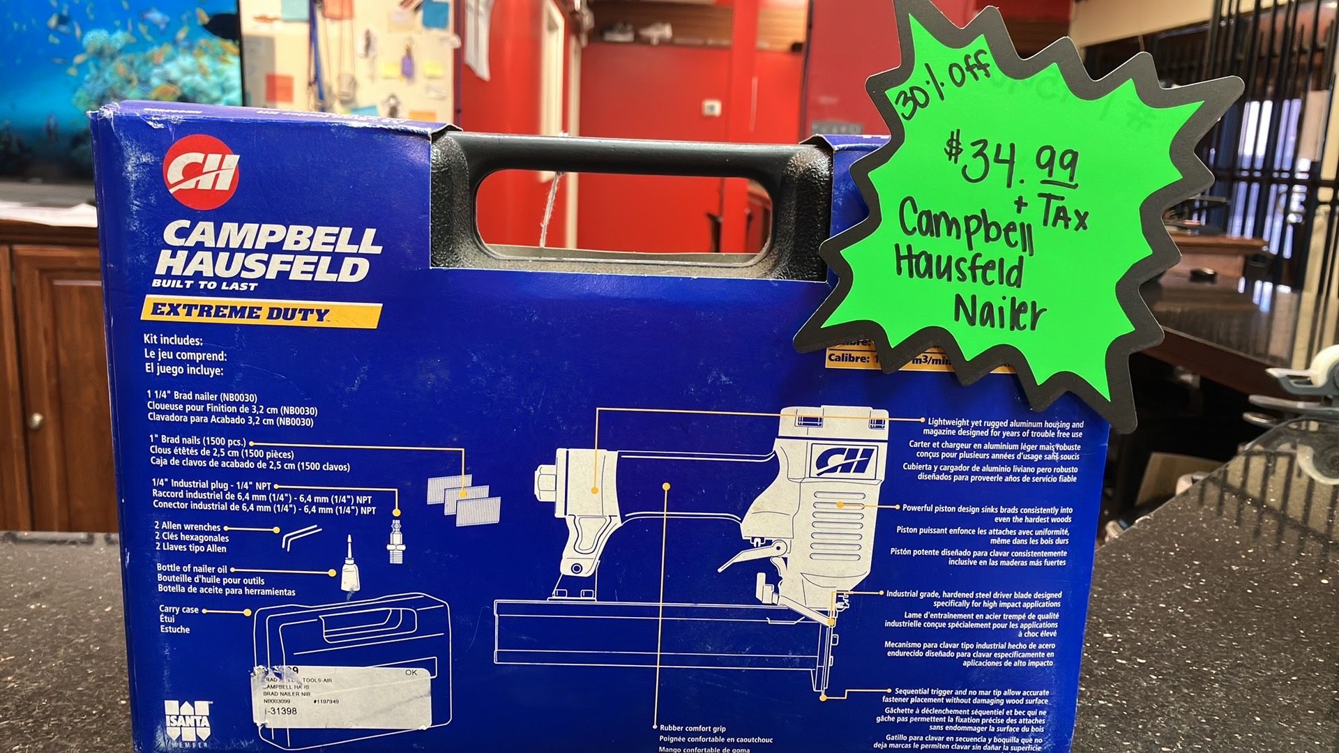Campbell Hausfeld Nailer #i-7590 MJ