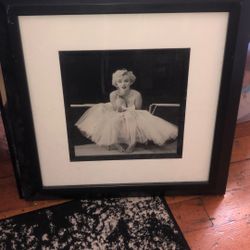 Framed Photo Of Marilyn Monroe