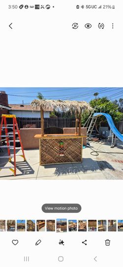 Small tiki bar