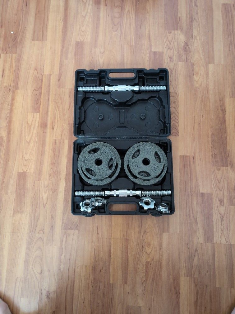 Fitness Gear Adjustable Dumbbell Set