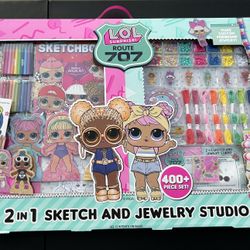 Lol Surprise 2-n-1 Sketch & Jewelry Set ($54 Value)