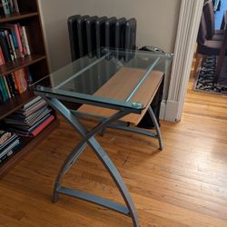 Stylish Glass Top Desk