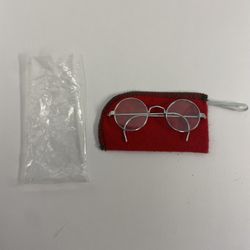 American Girl 18" Doll Retired Molly Original Meet Outfit Glasses with Case PC