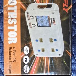 VIFLY ToothStor 4-Port 2S LiPo Balance Charger with Storage Mode