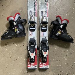 Kids Rossignol Skis w/ Nordic’s Boots