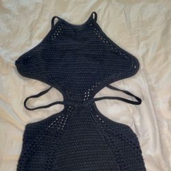 Baby Boo Black Knit Maxi Dress Size XSmall $80