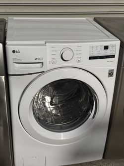LG Front Load Washer – 4.5 Cu.Ft – Model WM3400CW – Super Clean & Reliable 💪🧺
