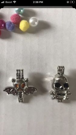 Halloween Oil Diffuser Necklace Charms