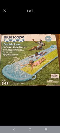 Brand new 2 lane water slide