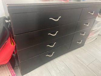Black 6 drawer dresser