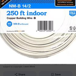 250ft Roll Of 14/2 Wire