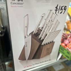 Cangshan L Series 17-Piece German Steel Forged Knife Set