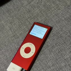 Apple iPod nano 2nd Gen (PRODUCT)RED 4GB – Works Great