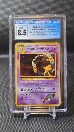 Sabrina's Alakazam CGC 8.5 Japanese Holo Pokemon Card
