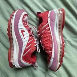 Nike Air Max 98 Track Red Magic Flamingo - women's 11