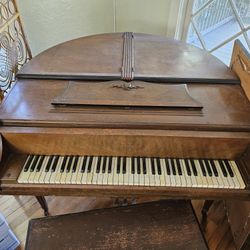 Original 1937 Wurltzer Butterfly Grand Piano