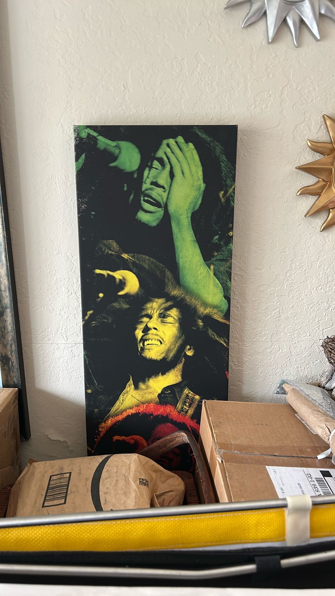 Bob Marley Silk Screen Picture