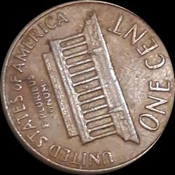 US Lincoln Memorial Penny Mint Error Coin