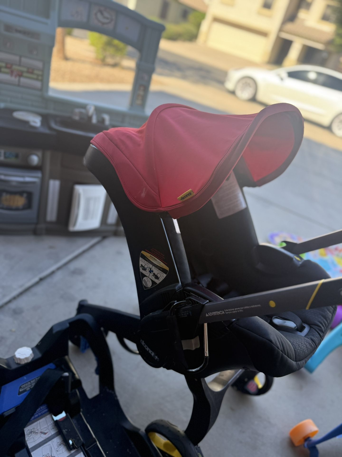 red Doona Car seat