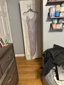 Purple prom dress