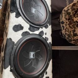 2 Dual 12s Wrapped In Cow Print, Trades Me Something
