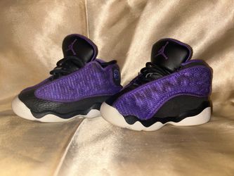 Air Jordan 13 Purple Black White Sneakers