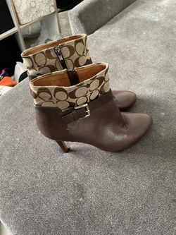 Coach Womens Messina Leather Boots