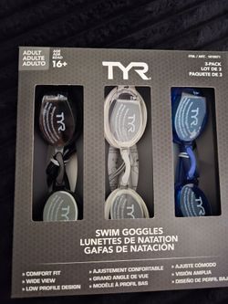 TYR Adult Swim Goggles 3-Pack