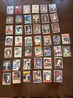 Boston Red Sox Baseball Card Lot
