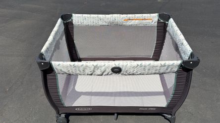 Graco pack and play crib with foam mattress