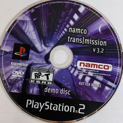 Namco Transmission v 3.2 Demo Sampler Disc for Sony Playstation 2 PS2
