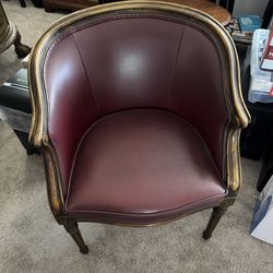 Antique LOUIS XVI BARREL CHAIR
