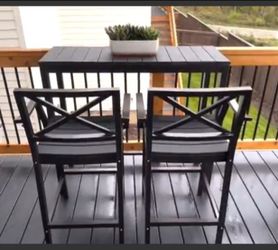 Rectangle Outdoor Bar Height Table, new