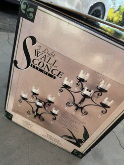 5 Light Wall Sconce