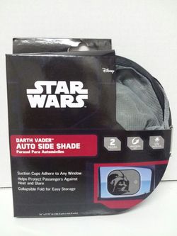 Licensed Star Wars Darth Vader auto side passenger shade sunshade Universal