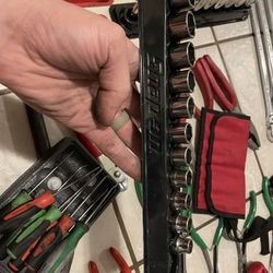 Snap On 3/8 Shallow Metric Set