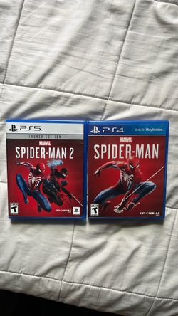 Ps5 spider man 2 and ps4 spider man
