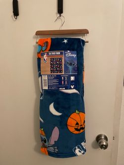 Disney Halloween Stitch x NBA Silk Touch Throw Blanket