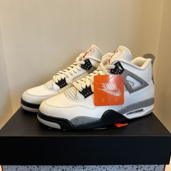 Air Jordan 4 Retro White Cement Size 10 (2025) FV5029-100