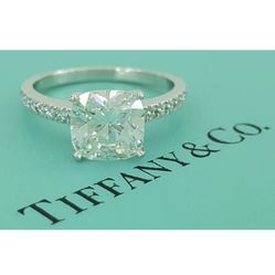 Authentic Tiffany Novo Diamond Engagement Ring 1.38 Carats