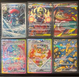 6 Pokemon Cards (SIR, IR)