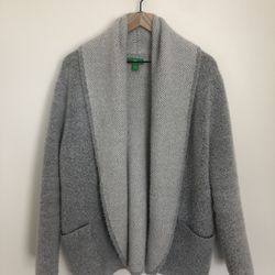Cozy Grey Cardigan Size L