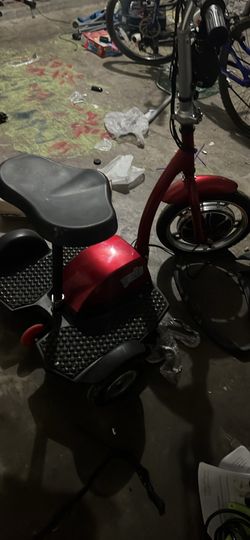 Red Electric Scooter not working