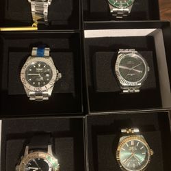 6 Watches Negotiable Price HMU 