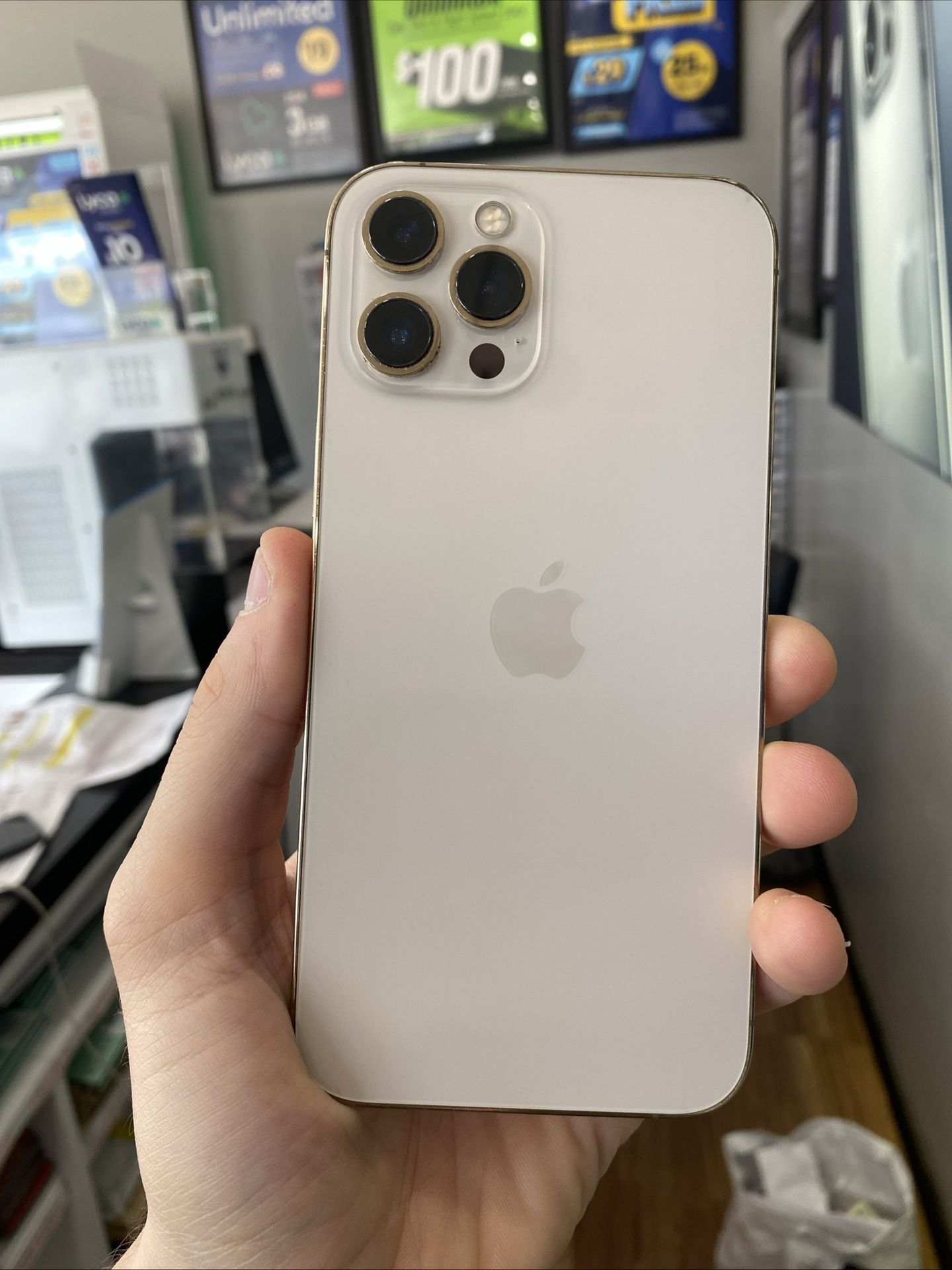 Unlocked iPhone 12 Pro Max 128GB Gold