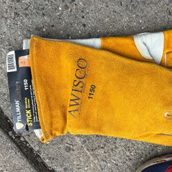 Tillman 1150 Brown Premium Side Split Cowhide Stick Welding Gloves