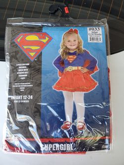 Supergirl costume- ages 12-24 months